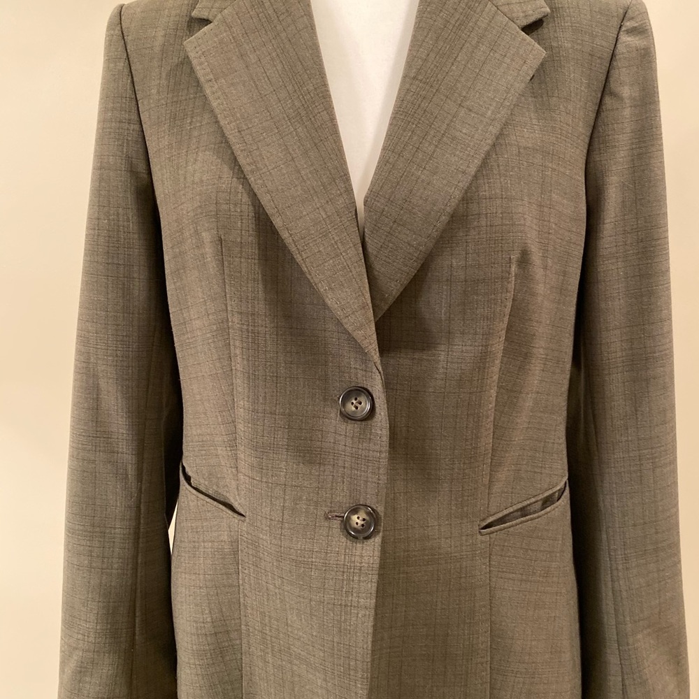 Olive Green Business Travel Suit - The Limited
